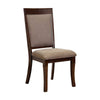 BM131312 Woodmont Contemporary Side Chair, Walnut Finish, Set Of 2