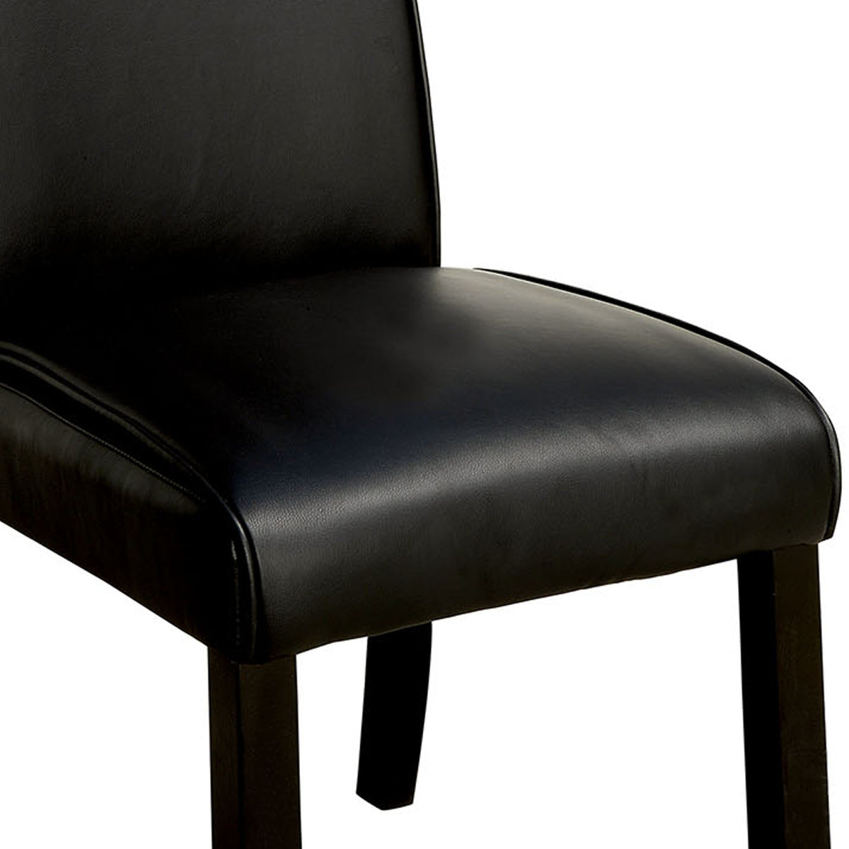 Grandstone I Contemporary Side Chair With Black Finish, Set Of 2 - BM131336