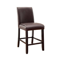 BM131337 Gladstone II Counter Height Chair, Dark Walnut Finish, Set Of 2