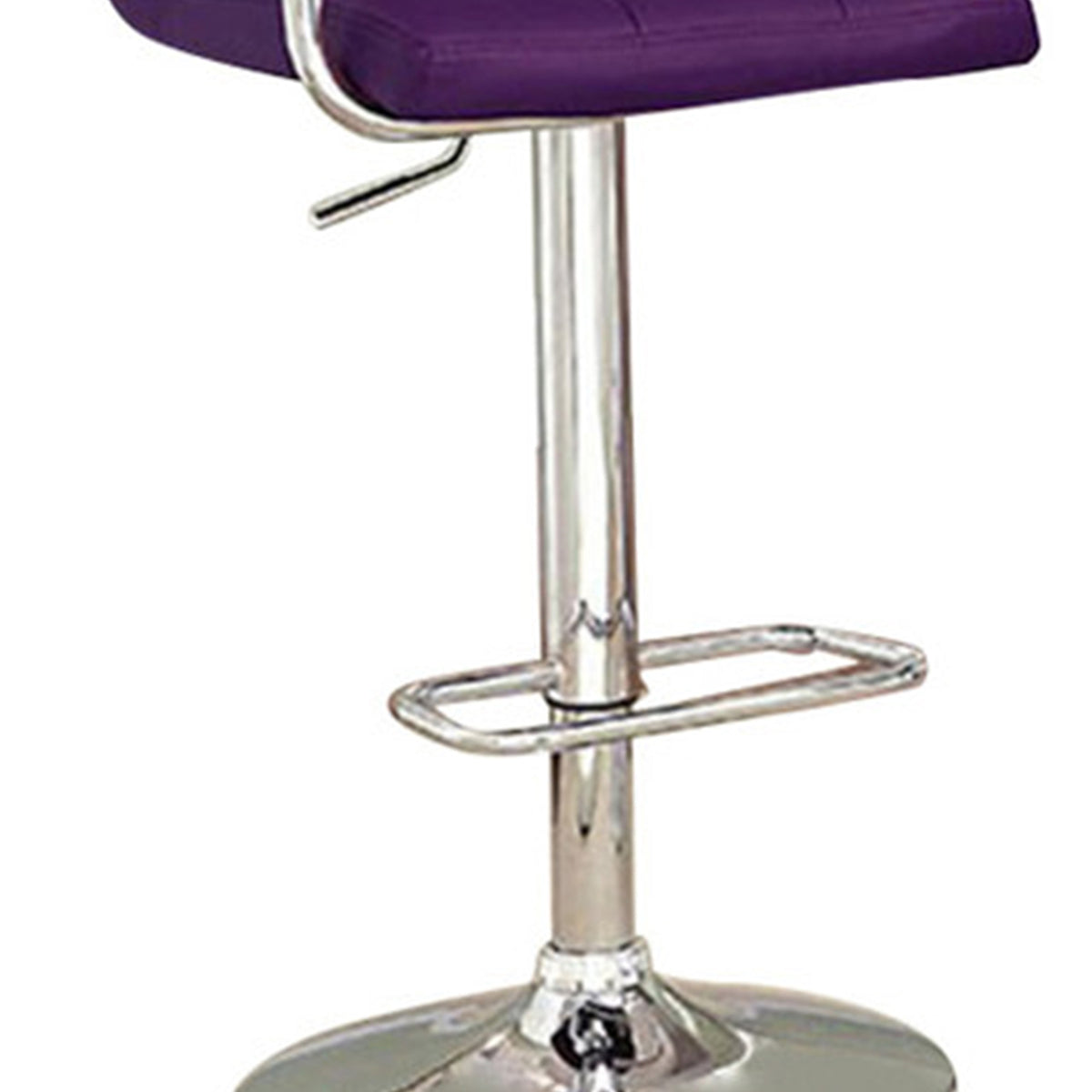 Corfu Contemporary Bar Stool With Arm In Purple - BM131408