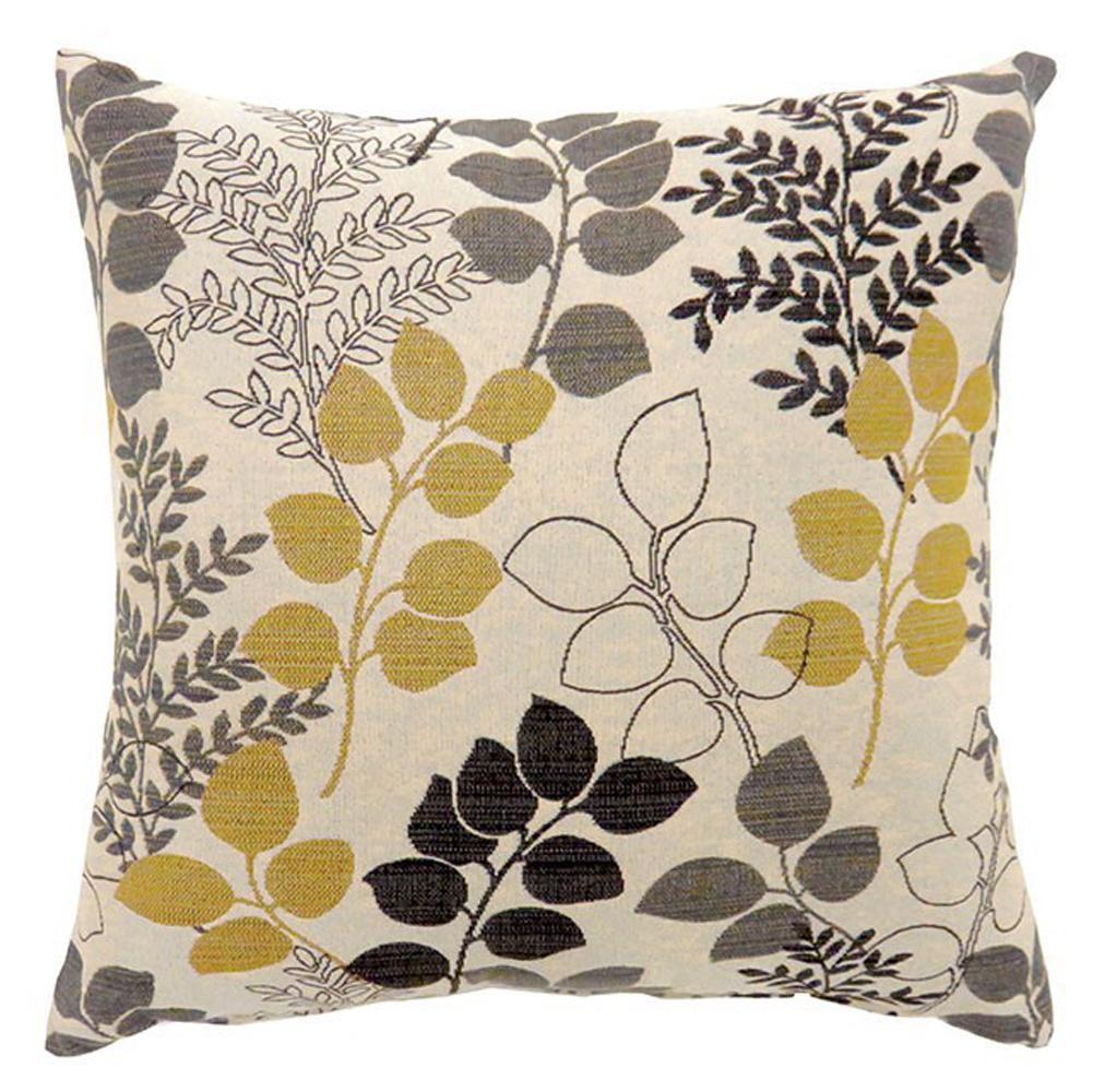 JILL Contemporary Big Pillow With fabric, Multicolor Finish, Set of 2 - BM131648