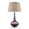 BM131784 FAY Contemporary  Berry Glass Table Lamp, Purple