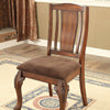 BM131798 Johannesburg I Traditional Side Chair, Brown Cherry, Set Of 2