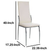 Kalawao Contemporary Side Chair, White Finish, Set of 2 - BM131829