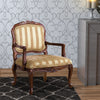 Burnaby Traditional Occasional Chair, Antique Oak - BM131907