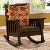 BM131912 Morrisville Traditional Accent Chair, Dark Oak