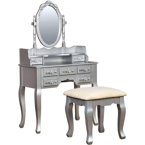 BM132007 -HARRIET Traditional Vanity, Silver