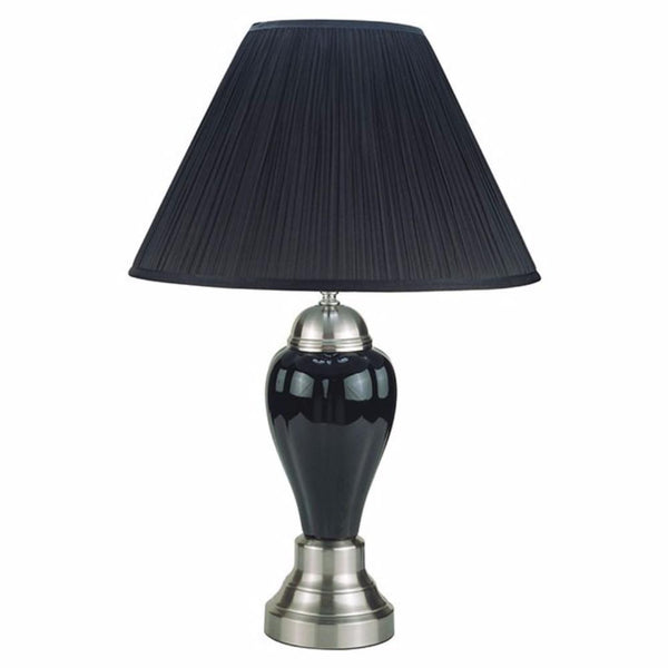 BM141714 Niki Traditional Style Table Lamp, Set of 6, Black