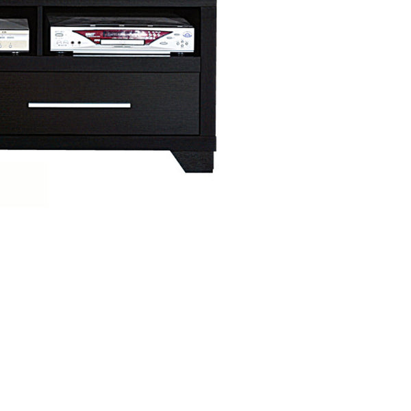 Rich and Elegant TV Stand With Storage, Black - BM141950