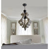 Wooden Home Perth Chandelier, White - BM147075