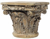 BM147076 Aesthetic Resin Decorative Pedestal, Brown