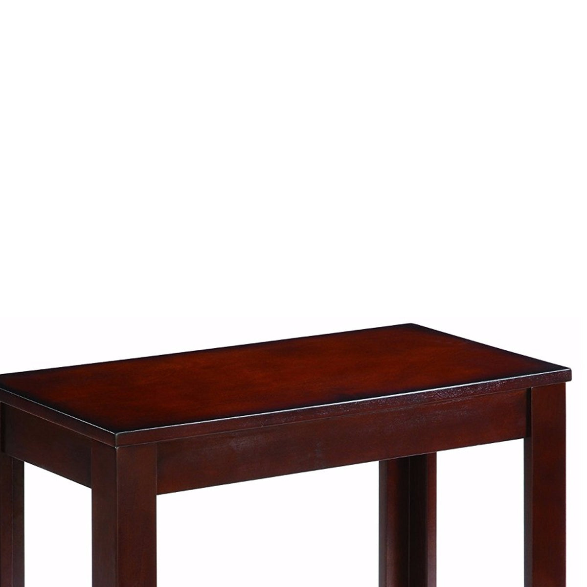 Enchanting Wooden Chairside Table in Brown - BM148297