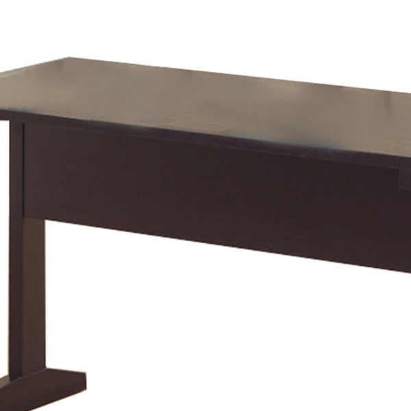 BM148729 Well-designed All Around Dark Brown Finish Desk