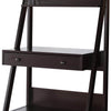 Contemporary Style Ladder Desk With 3 Open Shelves - BM148747
