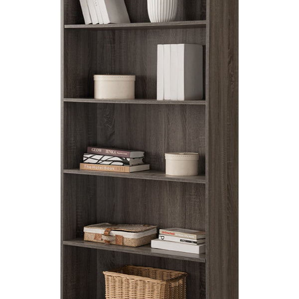 Splendid Space Efficient Bookcase, Gray - BM148854