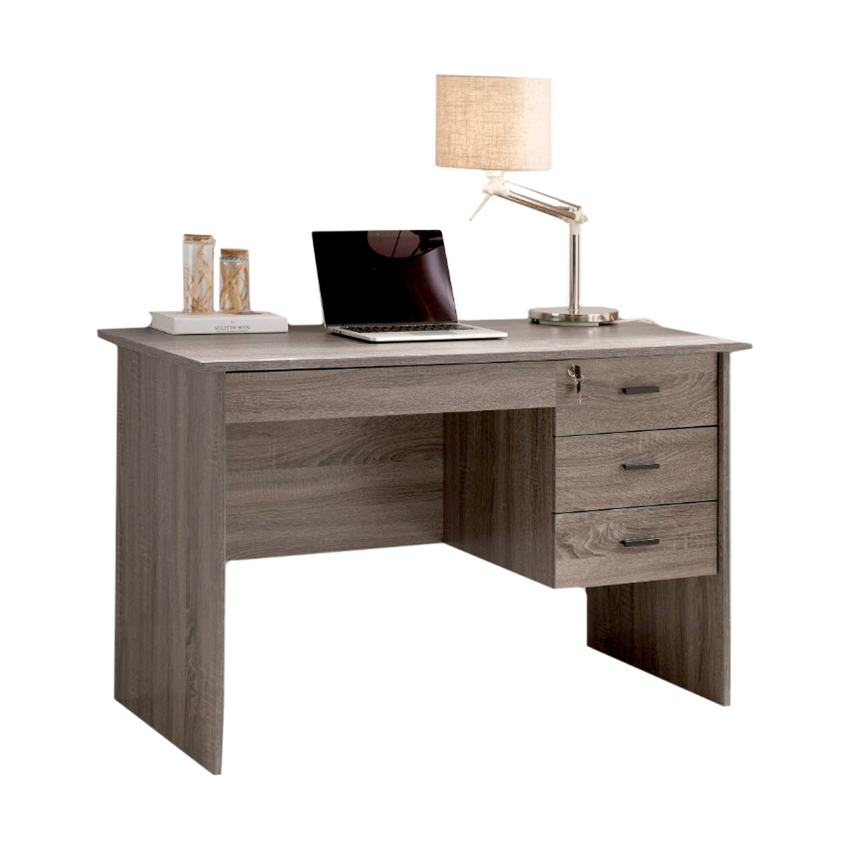 Adorning Contemporary Style Office Desk , Gray - BM148857