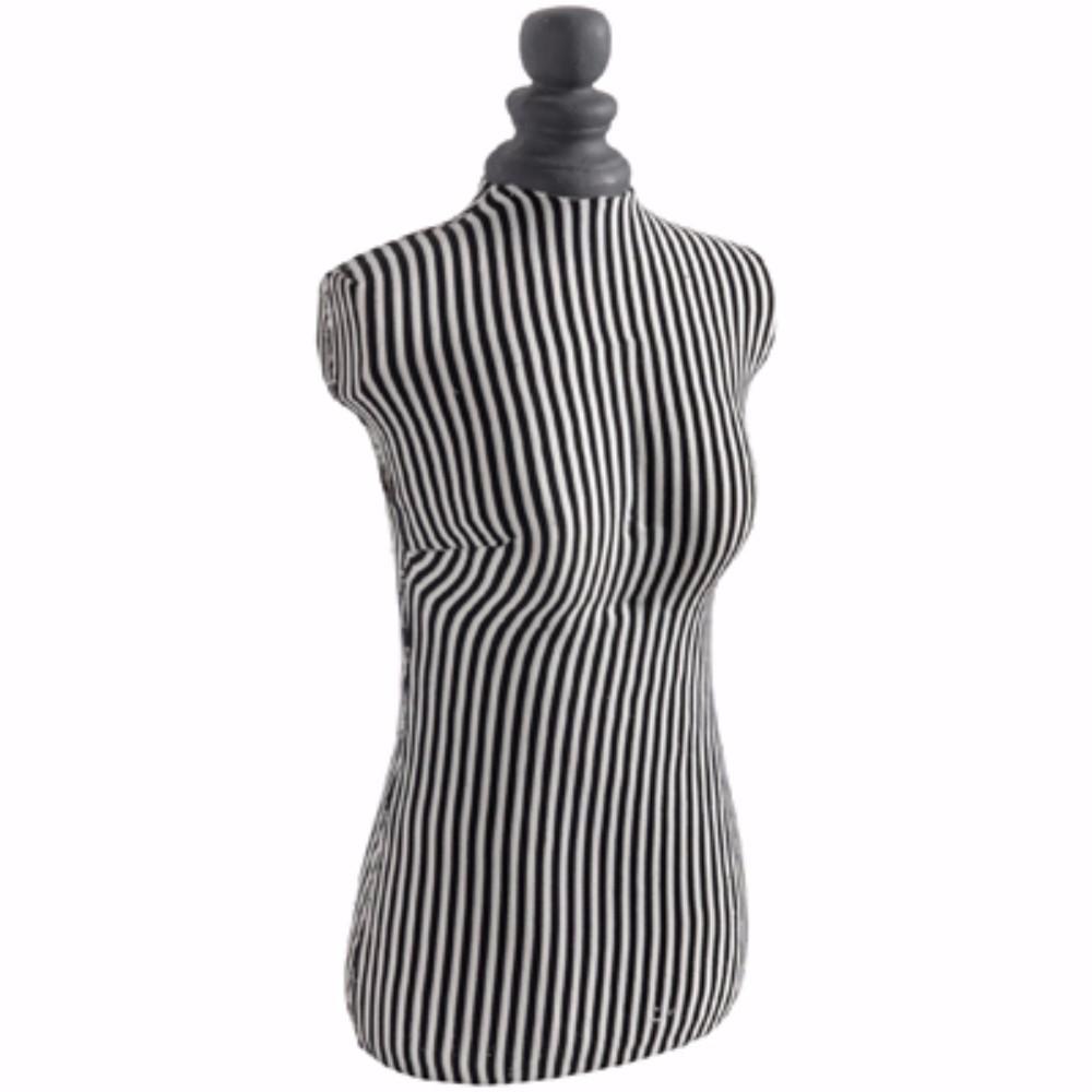 BM150780 Fabric Wrapped Mannequin In Black and White