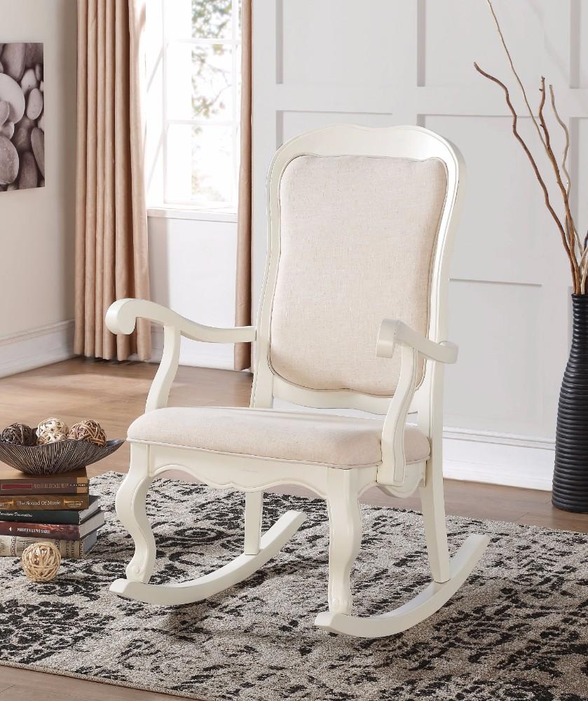 Sharan Rocking Chair, White - BM151941