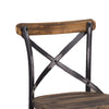 Zaire Bar Chair, Walnut & Antique Black - BM152029