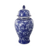 BM152912 Well- Designed Flowers Ginger Jar In Blue and White