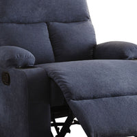 Rosia Comfy Recliner , Blue Linen - BM154334