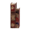 Set of 6 Antique Distressed Book Boxes, Multicolor, 3 Assortment - BM154498