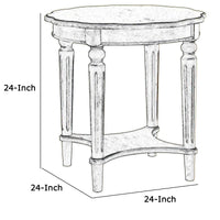 BM154598 End Table, Antiqued Slate