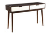 Beautiful Sofa Table With 2 Drawers, Espresso & White - BM156073