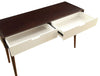 Beautiful Sofa Table With 2 Drawers, Espresso & White - BM156073
