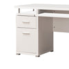 BM156220 Elegant white Computer desk with efficient Storage