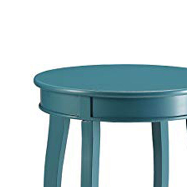 BM157291 Affiable Side Table, Teal Blue