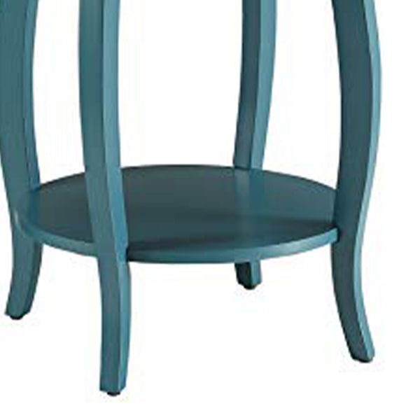 BM157291 Affiable Side Table, Teal Blue