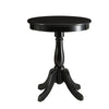 BM157299 Astonishing Side Table With Round Top, Black