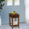 BM157301 Smart Looking Side Table, Walnut Brown