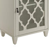 33 inch Wooden Accent Cabinet with 1 Drawer, White - BM157336