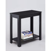 Minimalistic  designed Wooden Chairside Table, Black - BM157885