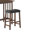 BM158092 Contemporary Style 3 Piece Counter Height Set, Brown