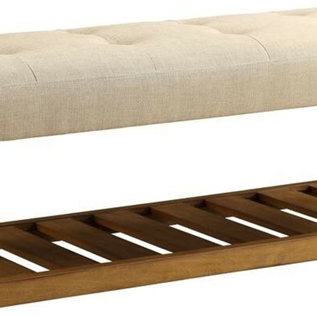 Charla Bench in Beige Oak