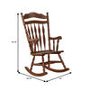 BM159020 Traditional Nostalgia Arrow back Rocking Chair, Walnut