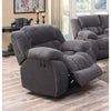 BM159026 Cozy and Warm Glider Recliner Chair, Gray