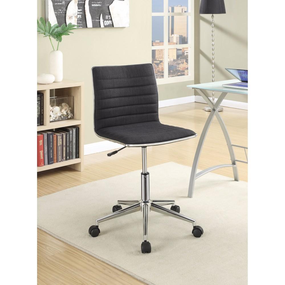 BM159080 Contemporary Mid-Back Desk Chair, Black