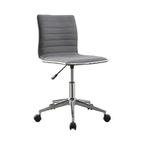 BM159082 Contemporary Mid-Back Desk Chair, Gray