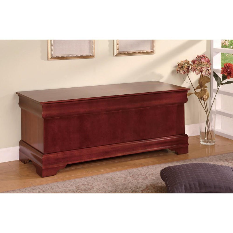 Traditional Style Wooden Cedar Chest, Brown - BM159219