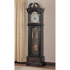 BM159265 Aesthetically Charmed Wooden Grandfather Clock, Brown