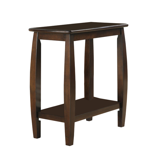 BM160096 Elegant Wooden Chair Side Table, Brown