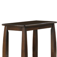 BM160096 Elegant Wooden Chair Side Table, Brown