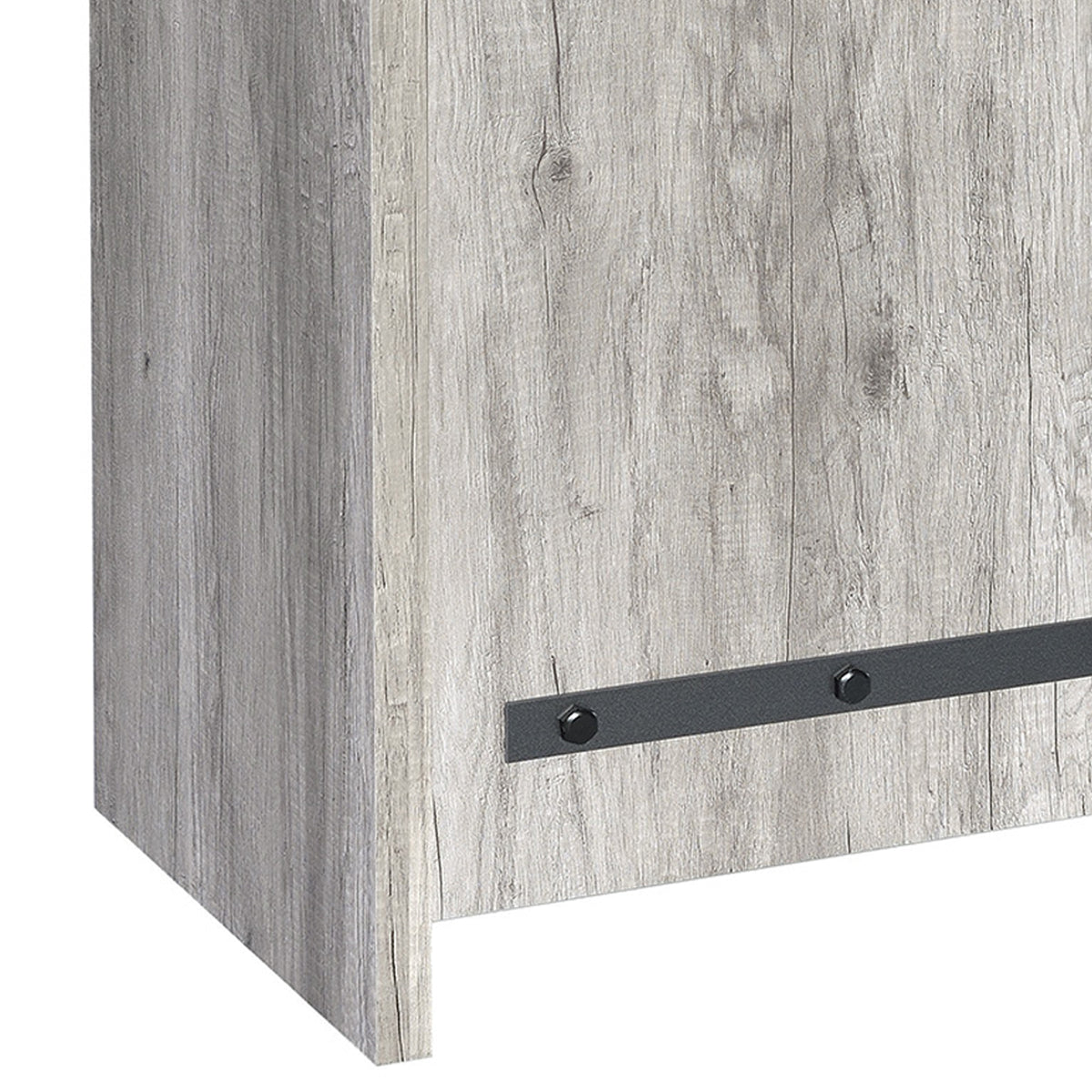 BM160269 Spacious Wooden Accent Cabinet, Gray