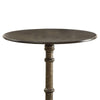 BM160759 Round Transitional MDF and Metal Bistro Dining Table, Bronze