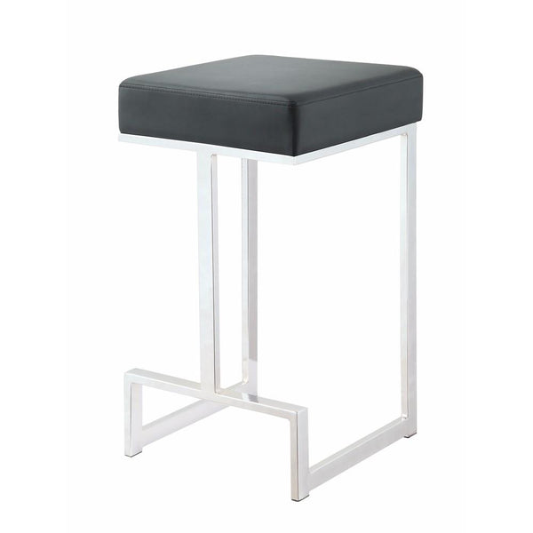 BM163692 Metal Counter Height Stool, Black