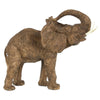 BM165412 Polyresin Trumpeting Elephant Accent, Brown